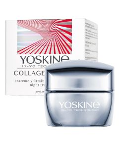 Yoskine Collagen Laser, ekstremalnie ujędrniający krem-zabieg z laserowym stymulatorem kolagenu na noc, 50 ml