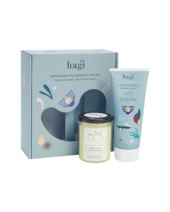Hagi Zestaw Balsam Ziołowo Mi i Świeca Korzenna Pomarańcza 215ml zestaw do pielęgnacji ciała