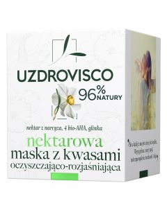 Uzdrovisco Narcyz Nektarowa Maska z Kwasami Oczyszczająco-Rozjaśniająca 50 ml