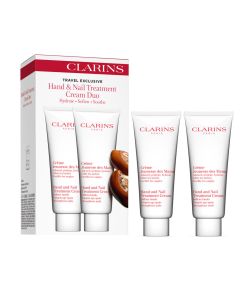 Clarins Hand & Nail Treatment Cream Duo Set Zestaw Kremów Do Dłoni 2x100 ml