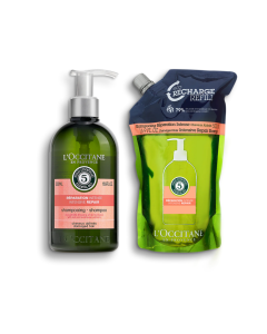 Zestaw L'Occitane Intensive Repair Szampon Do Włosów 500ml i Uzupełnienie 500ml