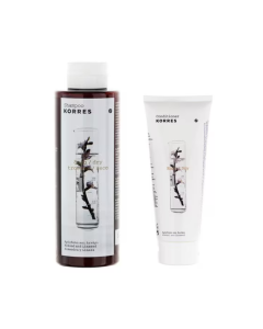 Zestaw Korres Dry Hair Almond Szampon Do Włosów 250ml I Odżywka Do Włosów 200ml
