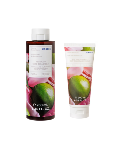 Zestaw Korres Ginger Lime Żel Pod Prysznic 250ml i Mleczko Do Ciała 200ml