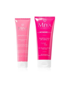 Zestaw Miya Cosmetics myBEAUTYpeeling Peeling Do Twarzy 60ml I myWONDERbalm Krem Do Na Dzień 75ml
