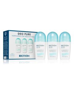 Biotherm Deo Pure Roll-On Trio Set Dezodorant 3x75ml