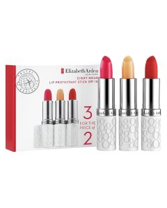 Elizabeth Arden Eight Hour Lip Protectant Stick SPF 15 Trio Set Zestaw Balsamów Do Ust 3x3,7g